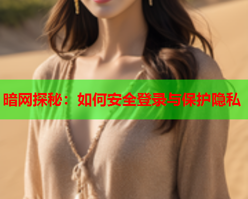 暗网探秘：如何安全登录与保护隐私  第1张