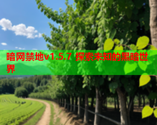 暗网禁地v1.5.7 探索未知的黑暗世界  第1张