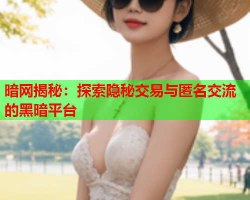 暗网揭秘：探索隐秘交易与匿名交流的黑暗平台  第1张